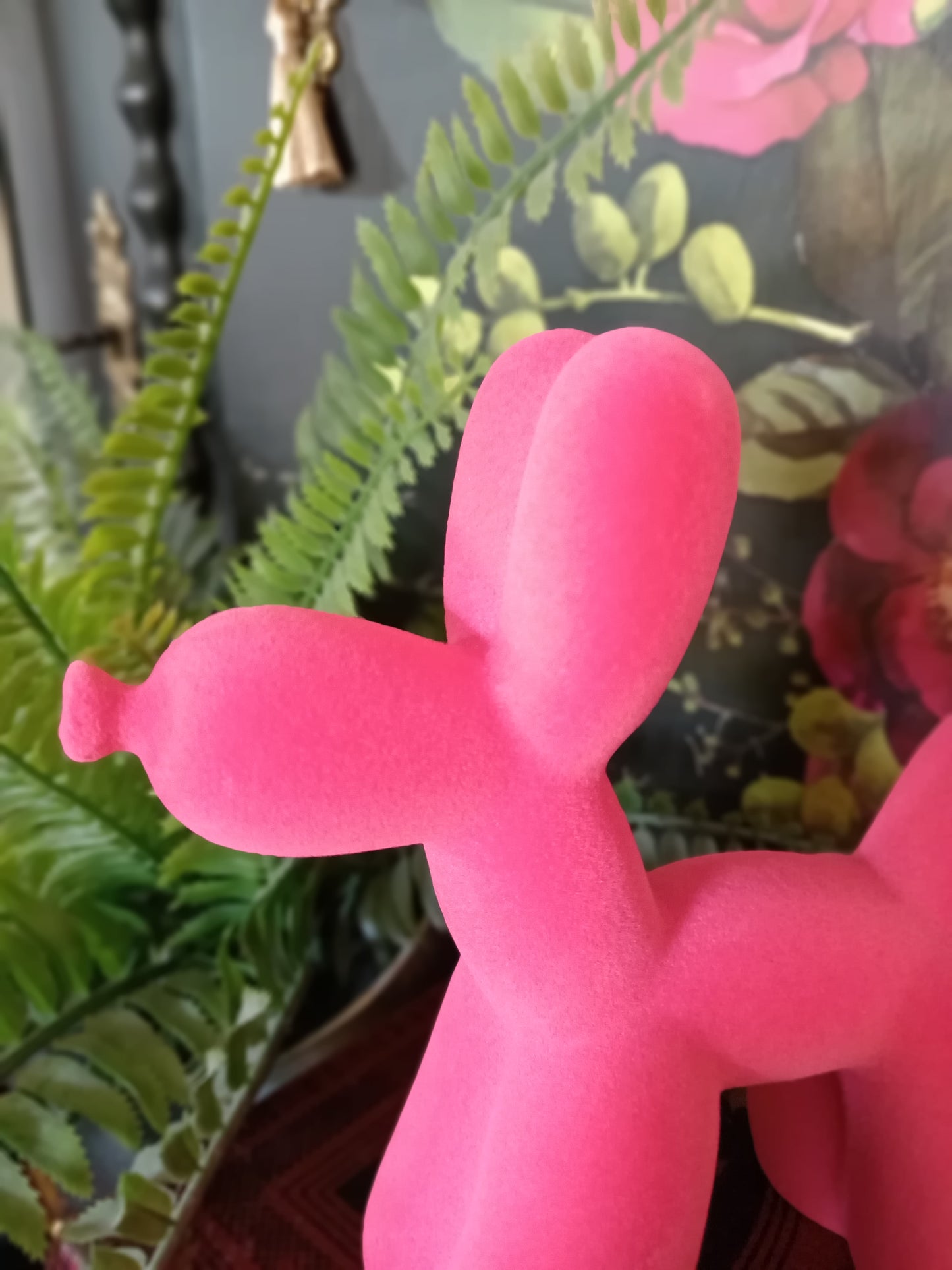 Pink Balloon Poodle Dog Ornament