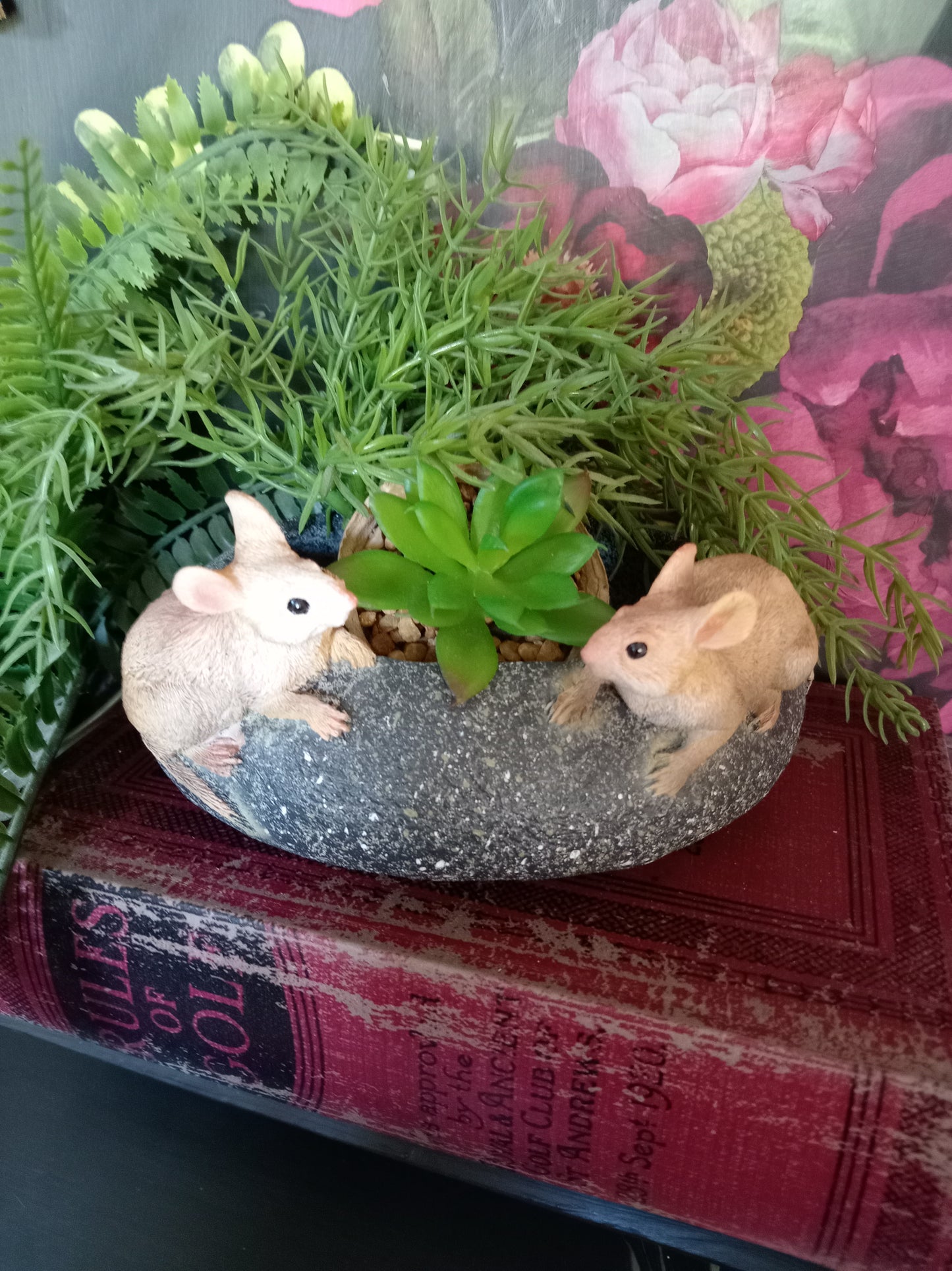 Mouse Planter Trough