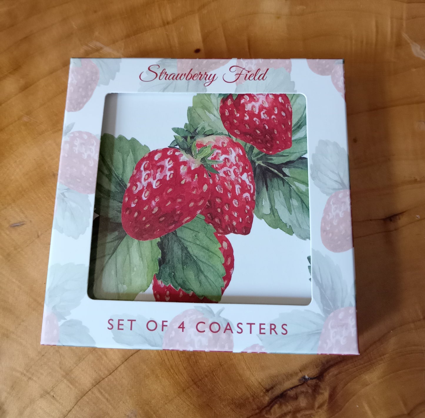 Set Of Four Strawberry Field Coasters