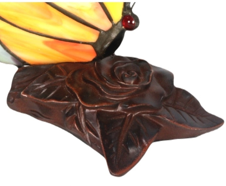 Tiffany Stained Glass Butterfly Table Lamp