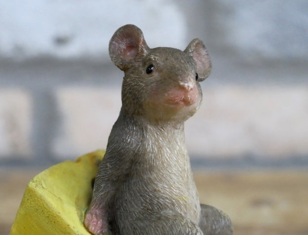 Mouse Sat On Cheese Wedge Ornament