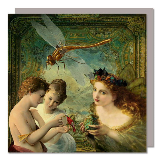 Angels Whispering! Blank Greeting Card.